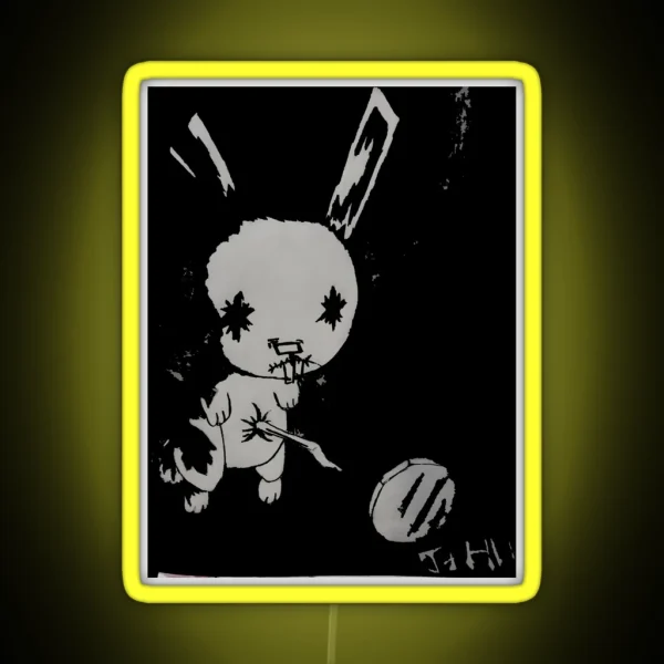Nail Bunny RGB Neon Sign