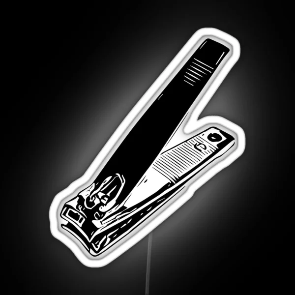 Nail Clippers RGB Neon Sign