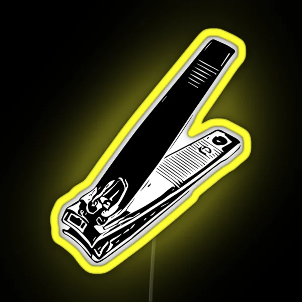 Nail Clippers RGB Neon Sign