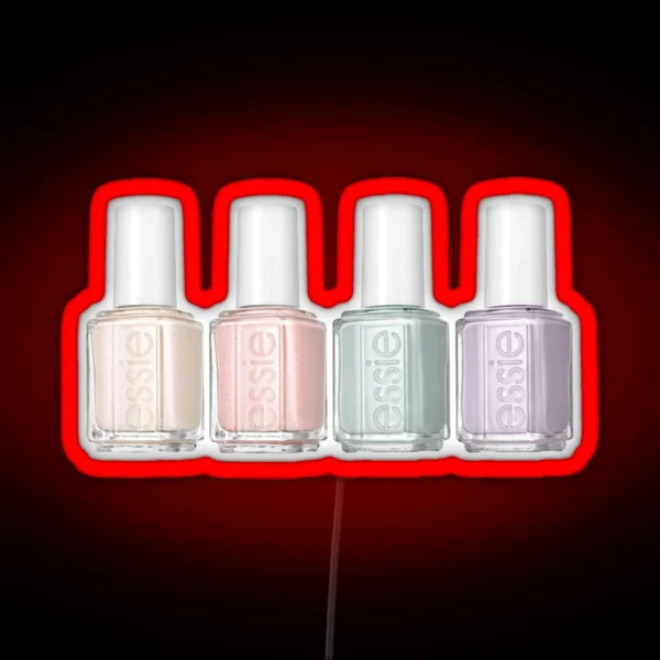 Nail Polish Aesthetic RGB Neon Sign
