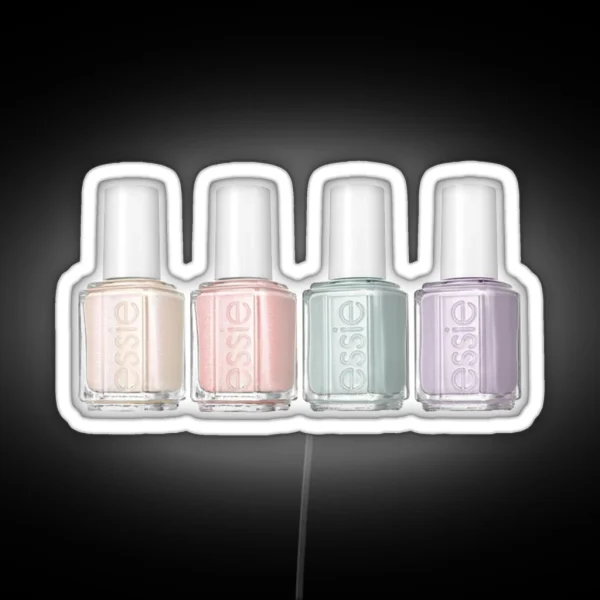 Nail Polish Aesthetic RGB Neon Sign