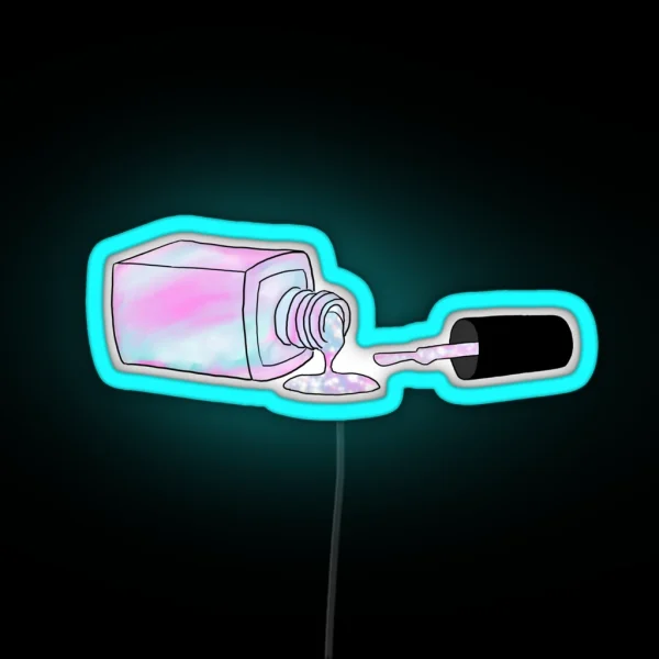 Nail Polish RGB Neon Sign