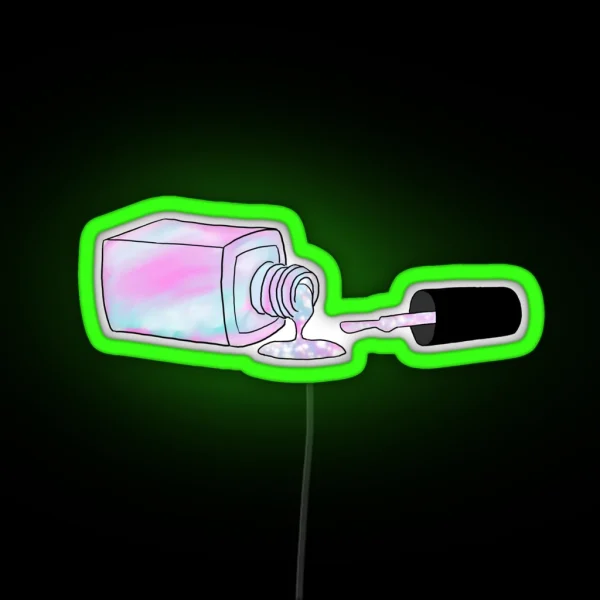 Nail Polish RGB Neon Sign