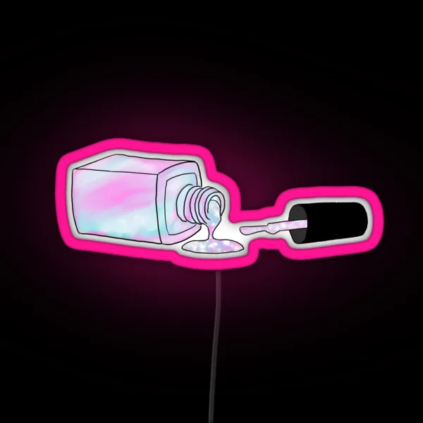 Nail Polish RGB Neon Sign