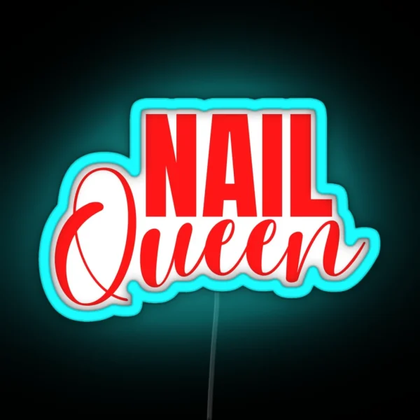 Nail Queen RGB Neon Sign