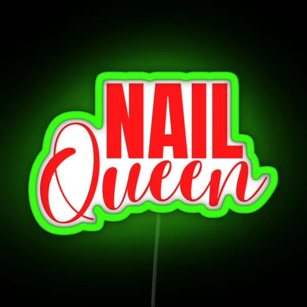 Nail Queen RGB Neon Sign