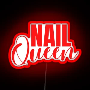 Nail Queen RGB Neon Sign