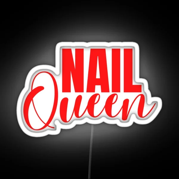 Nail Queen RGB Neon Sign