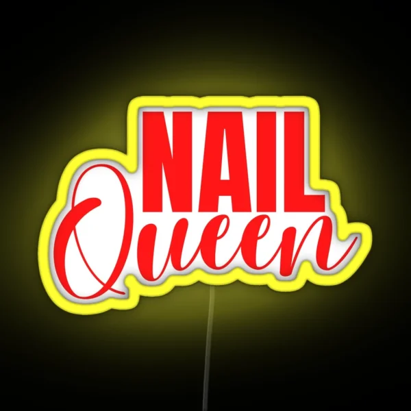 Nail Queen RGB Neon Sign