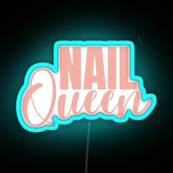Nail Queen RGB Neon Sign