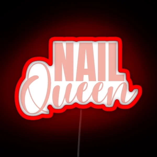 Nail Queen RGB Neon Sign