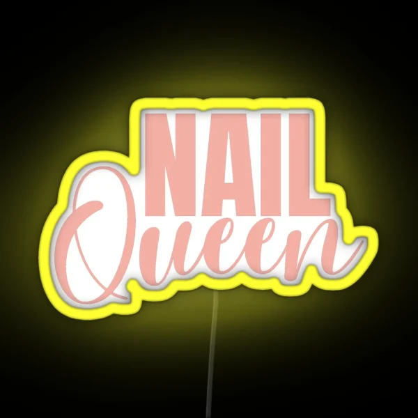 Nail Queen RGB Neon Sign