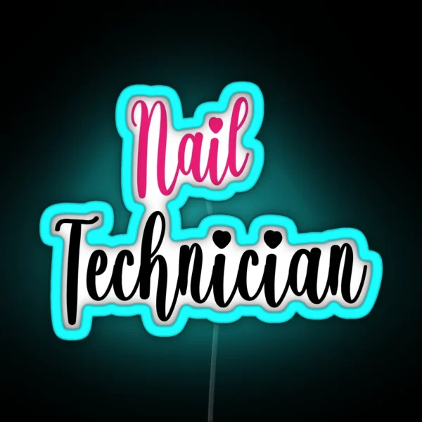 Nail Technician Essential Led Classic Led RGB Neon Sign