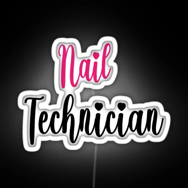 Nail Technician Essential Led Classic Led RGB Neon Sign