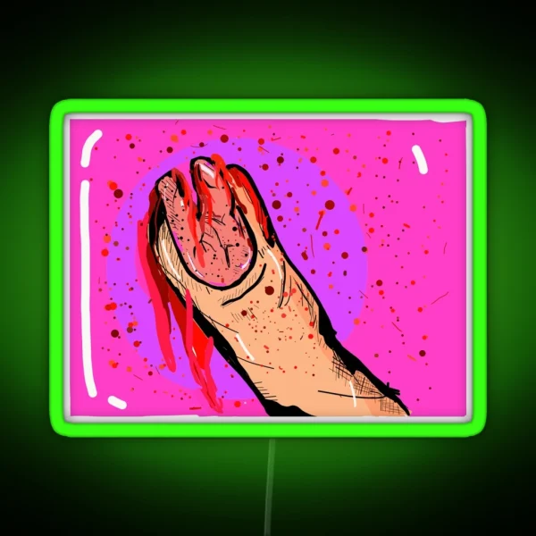 Nail Technician Nightmare RGB Neon Sign