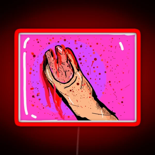 Nail Technician Nightmare RGB Neon Sign