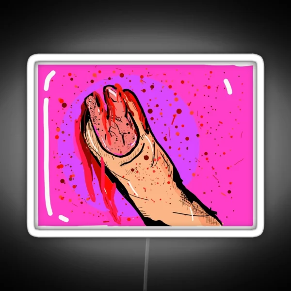 Nail Technician Nightmare RGB Neon Sign