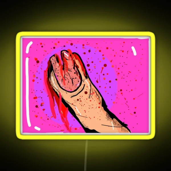Nail Technician Nightmare RGB Neon Sign