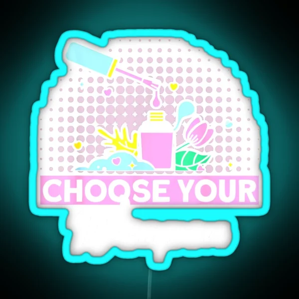 Nail Technician Quote Works Nail Polish RGB Neon Sign