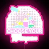 nail technician rgb neon sign studio quote nail polish art