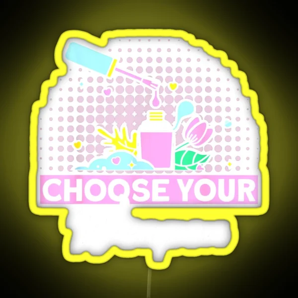 Nail Technician Quote Works Nail Polish RGB Neon Sign