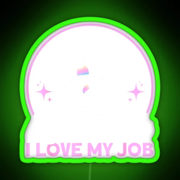 Nail Technician Quote Works Nail Polish RGB Neon Sign