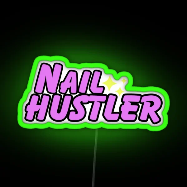 Nail Technician RGB Neon Sign