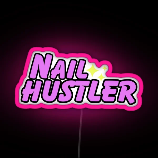 Nail Technician RGB Neon Sign