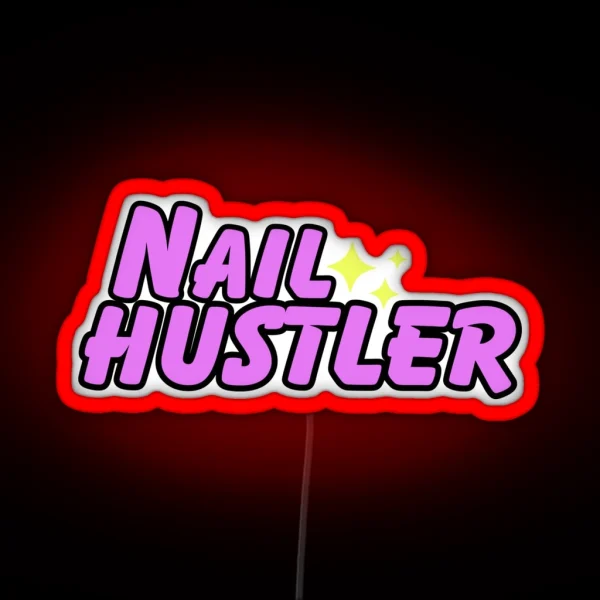Nail Technician RGB Neon Sign