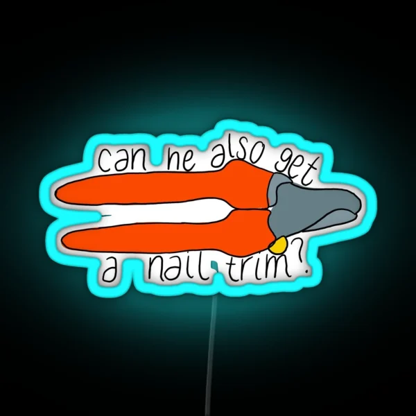 Nail Trim RGB Neon Sign