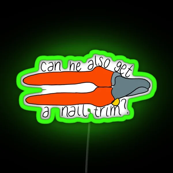 Nail Trim RGB Neon Sign