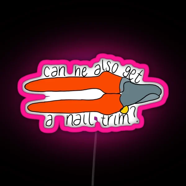 Nail Trim RGB Neon Sign
