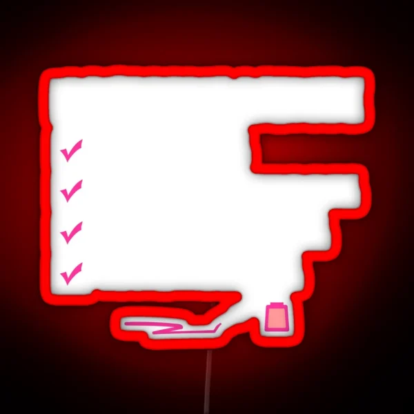 Nailist Technician Funny Saying Nail Tech Art RGB Neon Sign