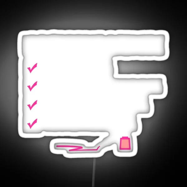 Nailist Technician Funny Saying Nail Tech Art RGB Neon Sign