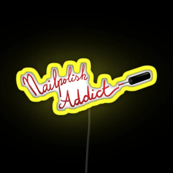 Nailpolish Addict RGB Neon Sign