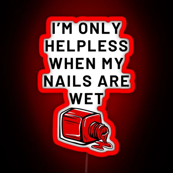 Nails Design RGB Neon Sign