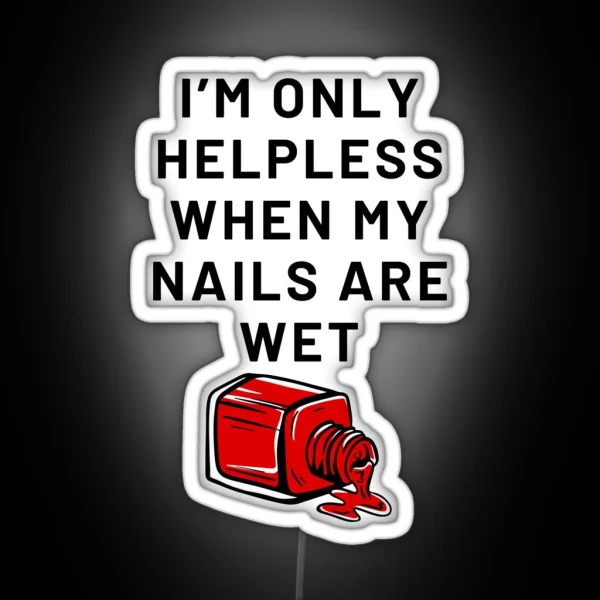 Nails Design RGB Neon Sign