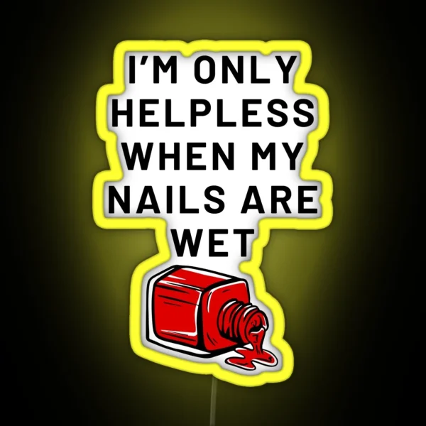 Nails Design RGB Neon Sign