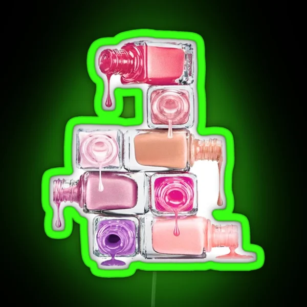 Nails Polish RGB Neon Sign