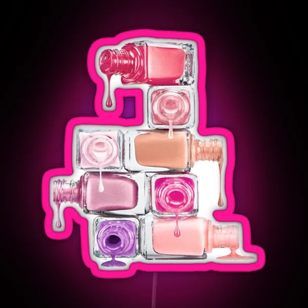 Nails Polish RGB Neon Sign