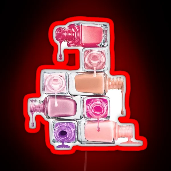 Nails Polish RGB Neon Sign