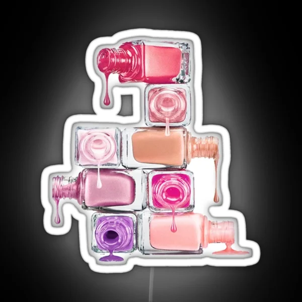 Nails Polish RGB Neon Sign