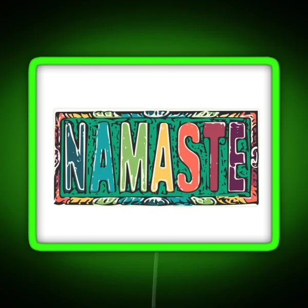 Namaste RGB Neon Sign