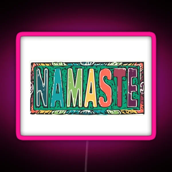 Namaste RGB Neon Sign