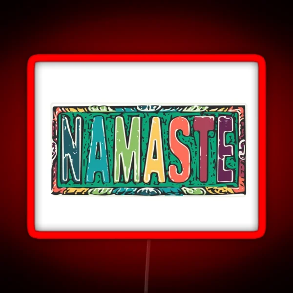 Namaste RGB Neon Sign