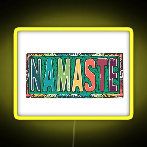 Namaste RGB Neon Sign