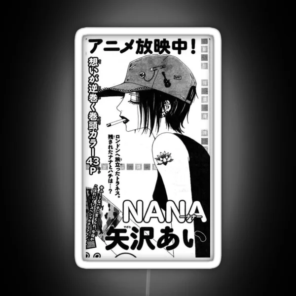 Nana Manga Panel RGB Neon Sign