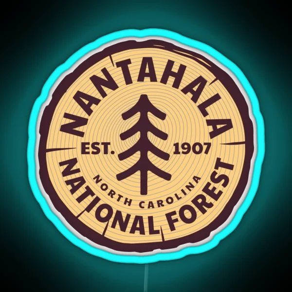 Nantahala National Forest North Carolina RGB Neon Sign