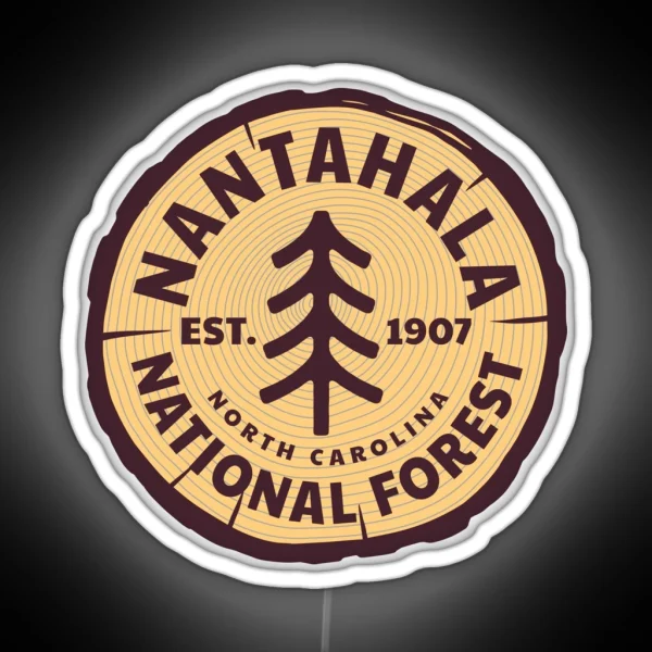 Nantahala National Forest North Carolina RGB Neon Sign