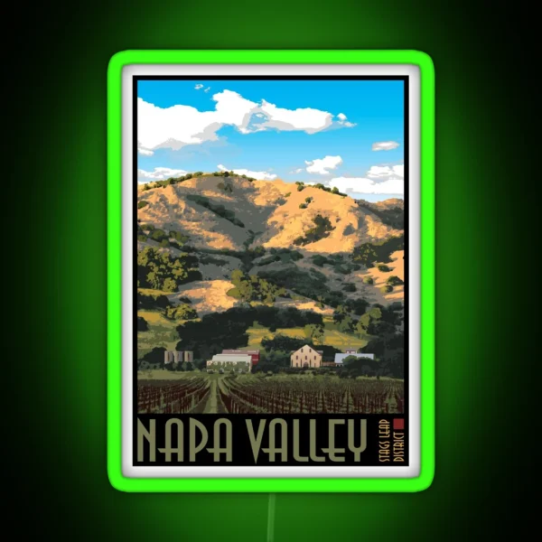 Napa Valley Regusci Winery II RGB Neon Sign